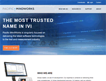 Tablet Screenshot of pacificmindworks.com